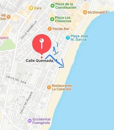 Beach And City Apartment A 50M De La Playa فوينخيرولا المظهر الخارجي الصورة