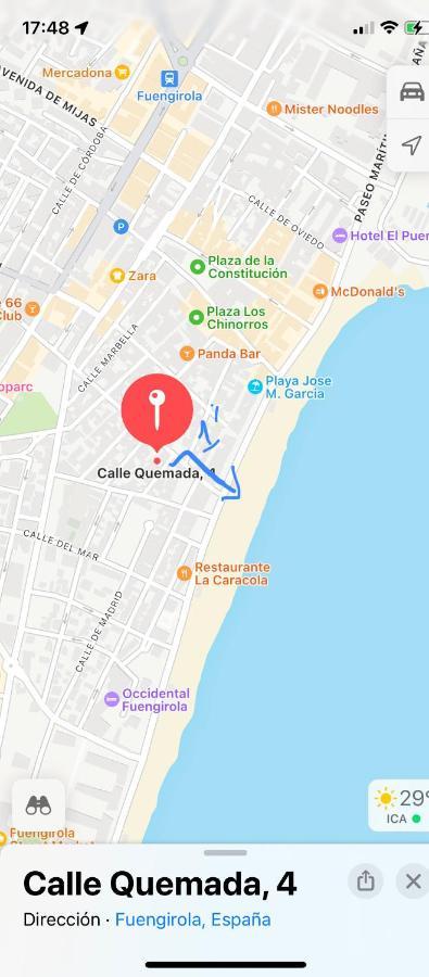 Beach And City Apartment A 50M De La Playa فوينخيرولا المظهر الخارجي الصورة